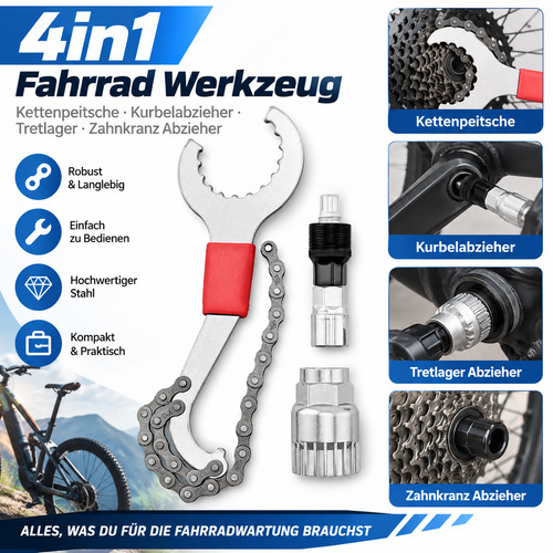 4in1 fahrrad werkzeug - 4in1,